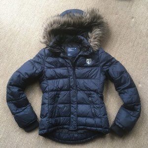 American Eagle Outfitters Hooded Puffer Jacket S